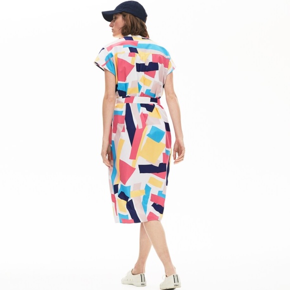 Lacoste Abstract Print Dress , 36/S - Picture 3 of 7